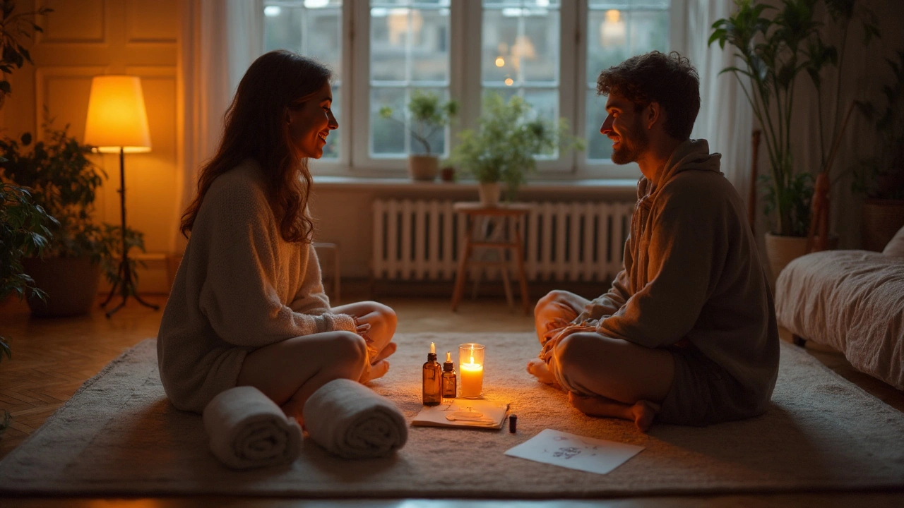 Intimní masáž na stres: průvodce, techniky a tipy pro uvolnění