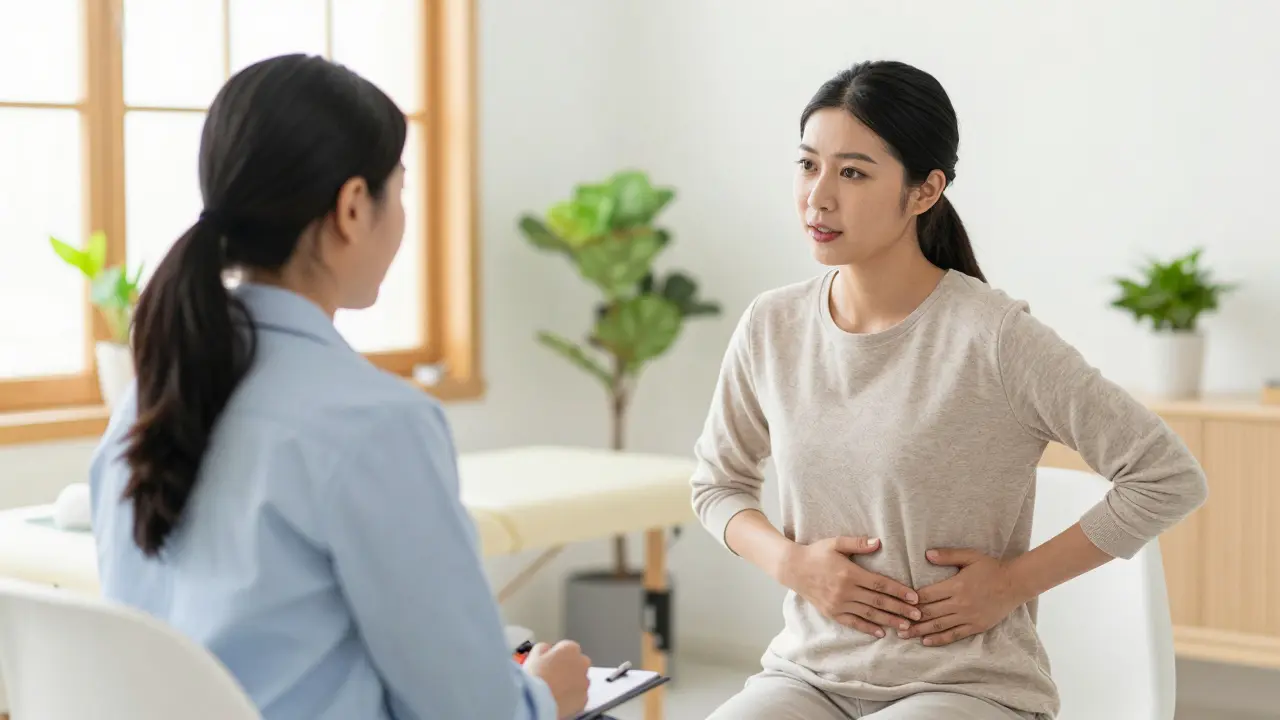 Konzultace mezi klientem a certifikovaným terapeutem v moderním studiu.